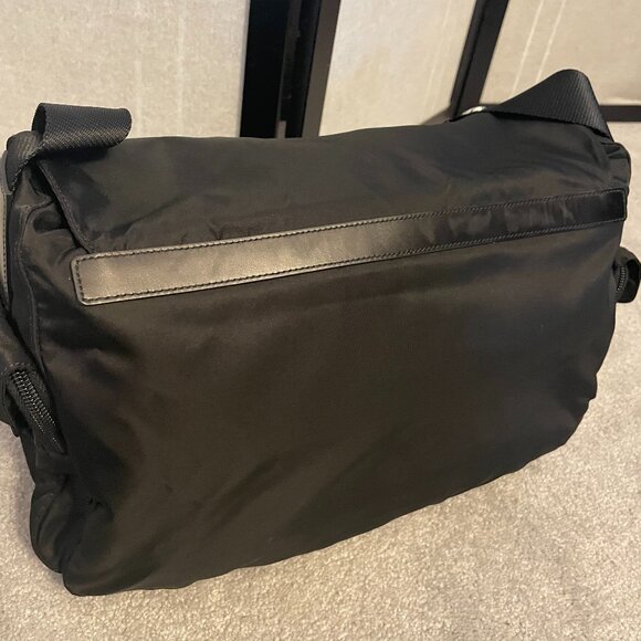 Prada Vela Nylon/Leather Messenger Bag - Picture 16 of 16
